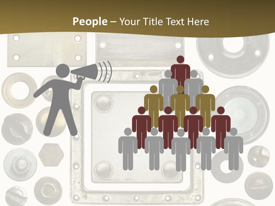 Head Nut Design PowerPoint Template