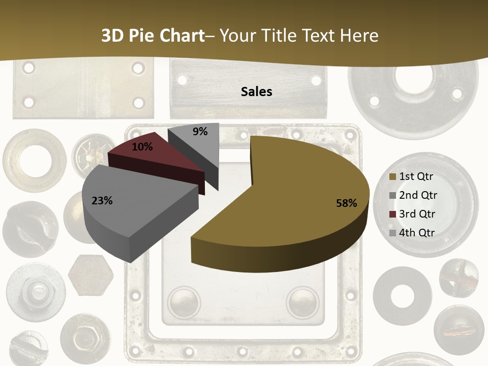 Head Nut Design PowerPoint Template
