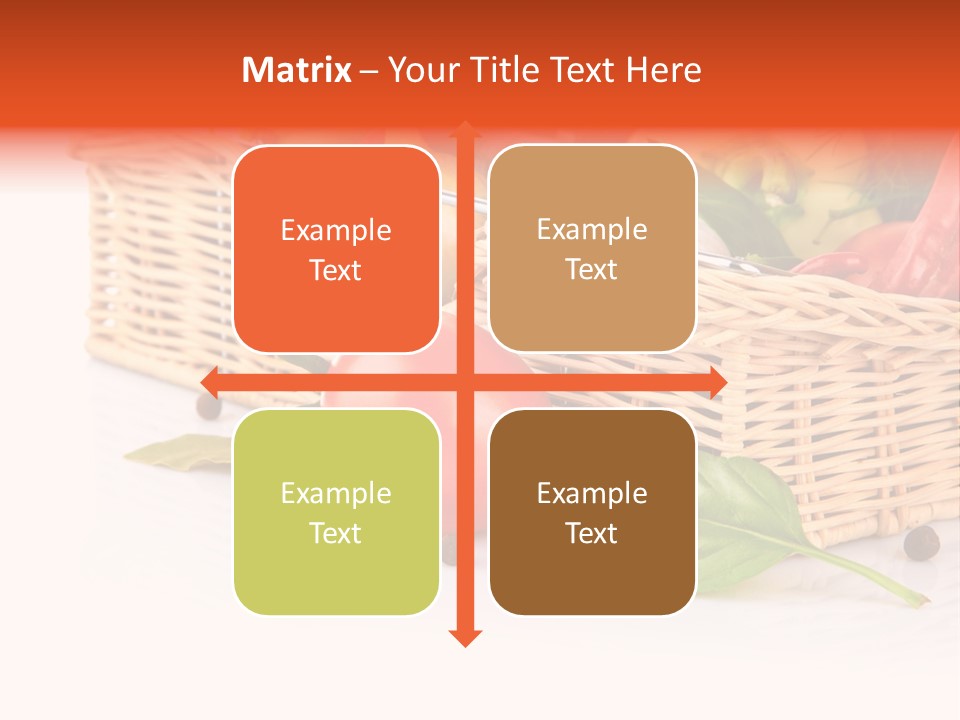 Capsicum Fruit Fresh PowerPoint Template