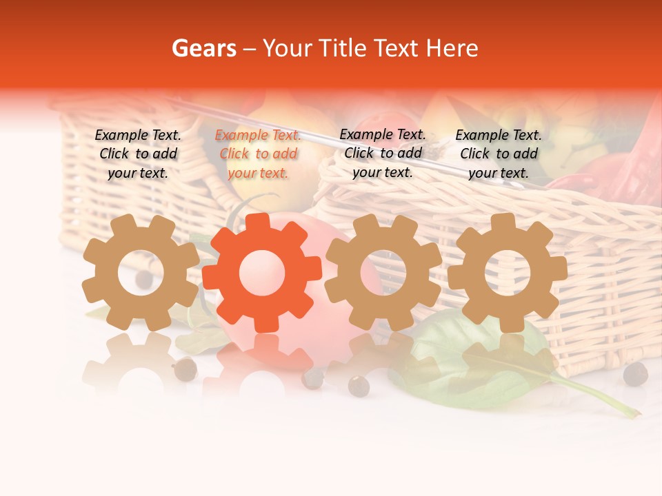 Capsicum Fruit Fresh PowerPoint Template