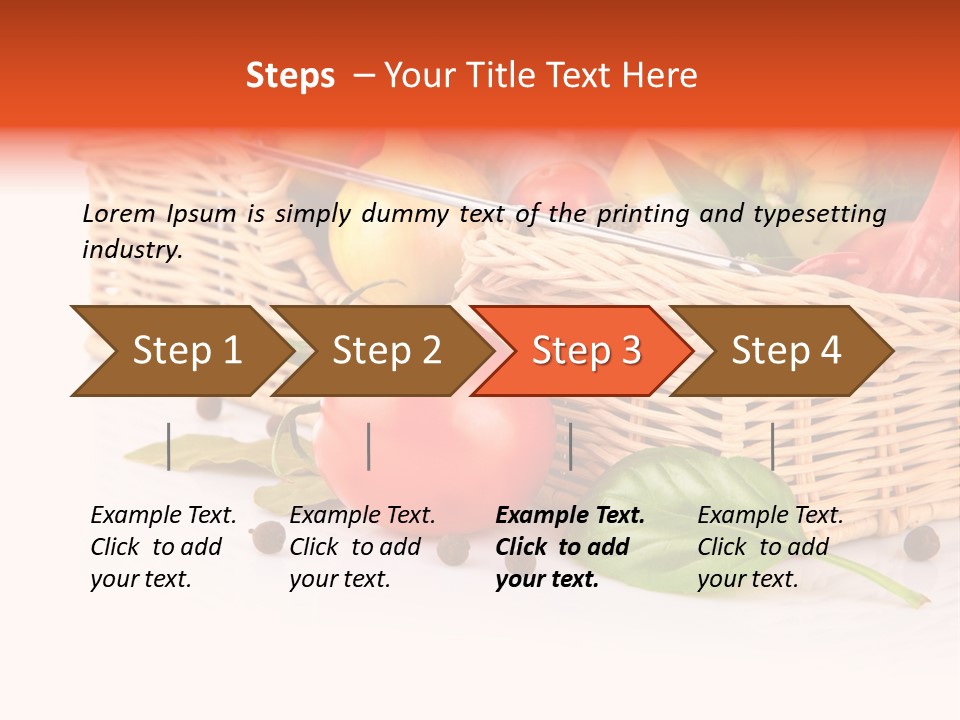 Capsicum Fruit Fresh PowerPoint Template