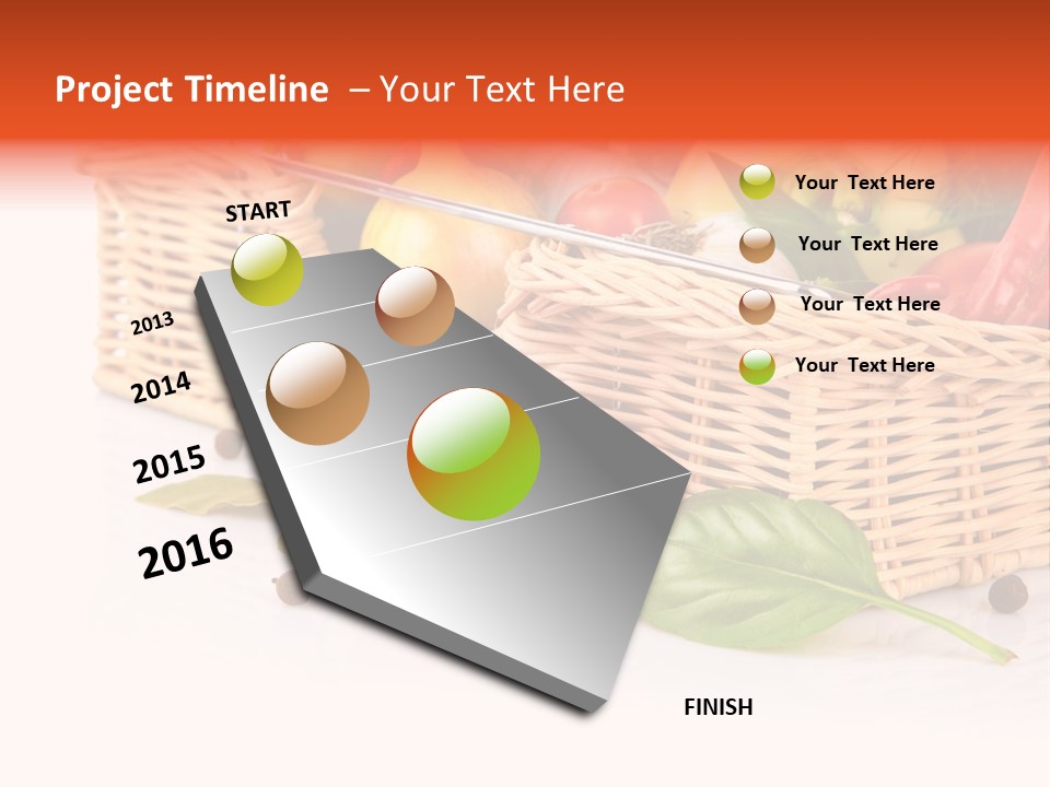 Capsicum Fruit Fresh PowerPoint Template