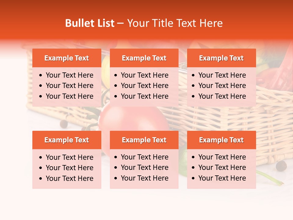 Capsicum Fruit Fresh PowerPoint Template
