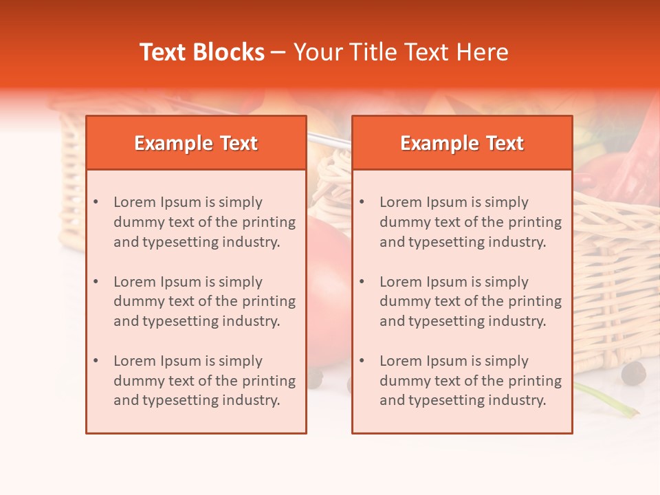 Capsicum Fruit Fresh PowerPoint Template