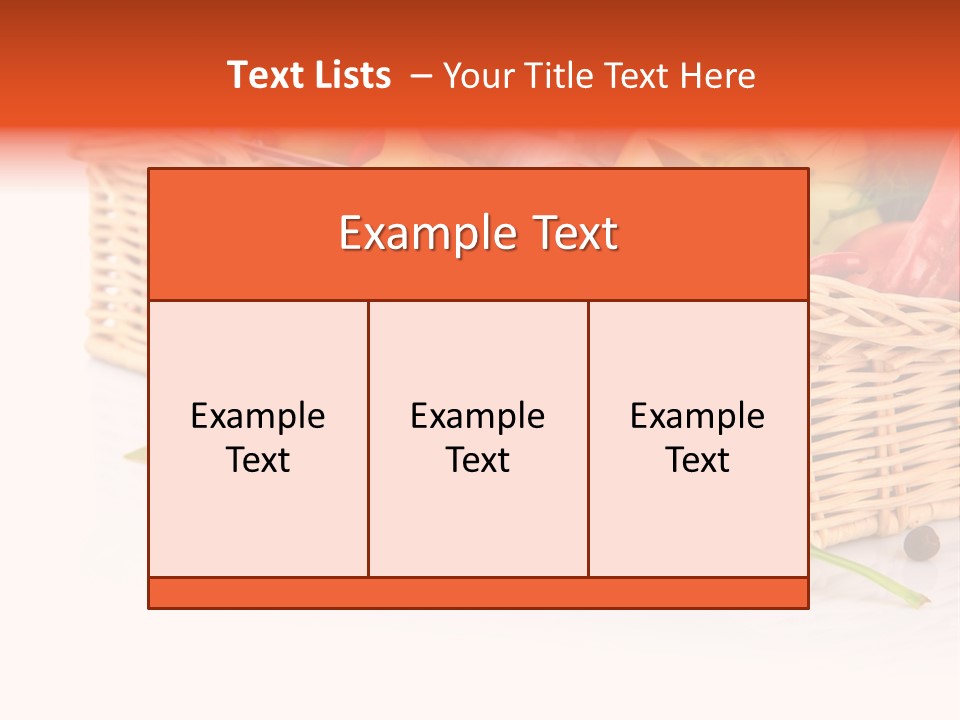 Capsicum Fruit Fresh PowerPoint Template
