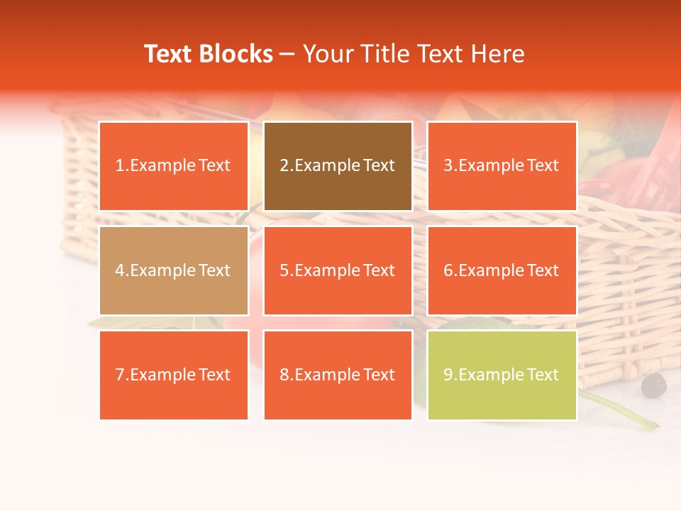 Capsicum Fruit Fresh PowerPoint Template