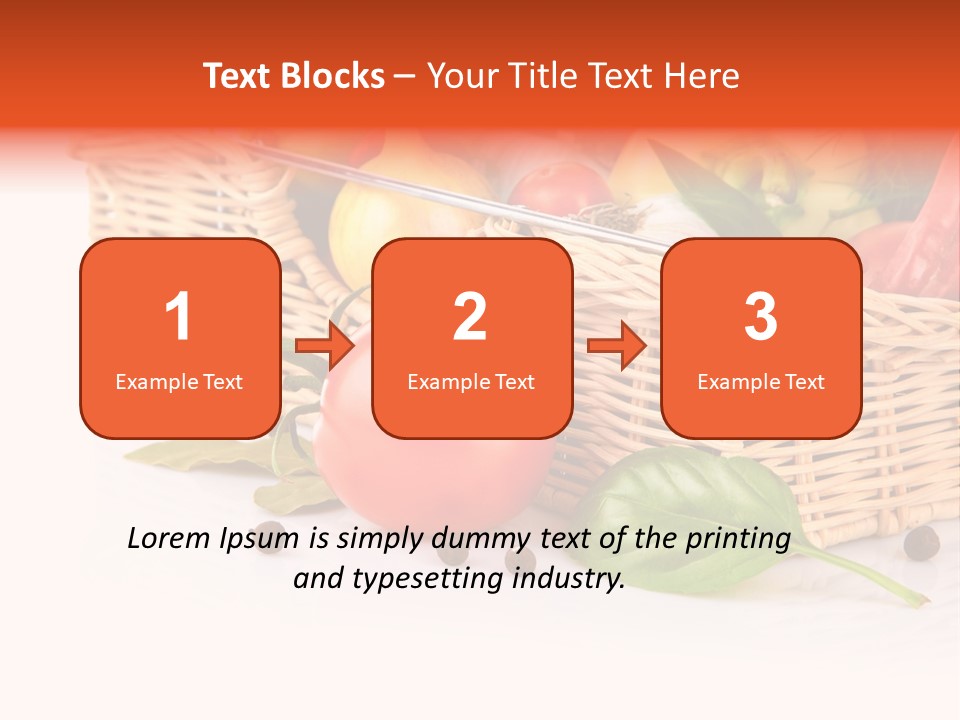 Capsicum Fruit Fresh PowerPoint Template