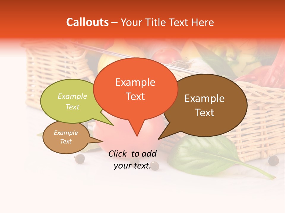 Capsicum Fruit Fresh PowerPoint Template