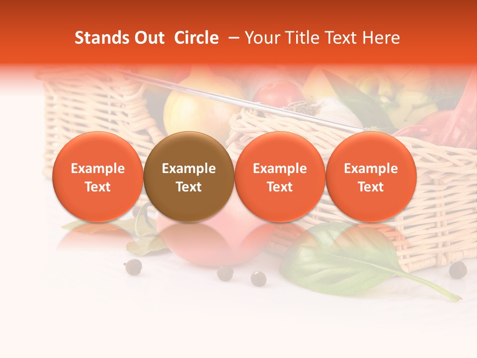 Capsicum Fruit Fresh PowerPoint Template