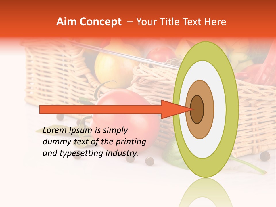 Capsicum Fruit Fresh PowerPoint Template