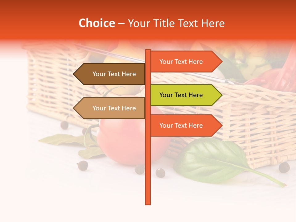 Capsicum Fruit Fresh PowerPoint Template