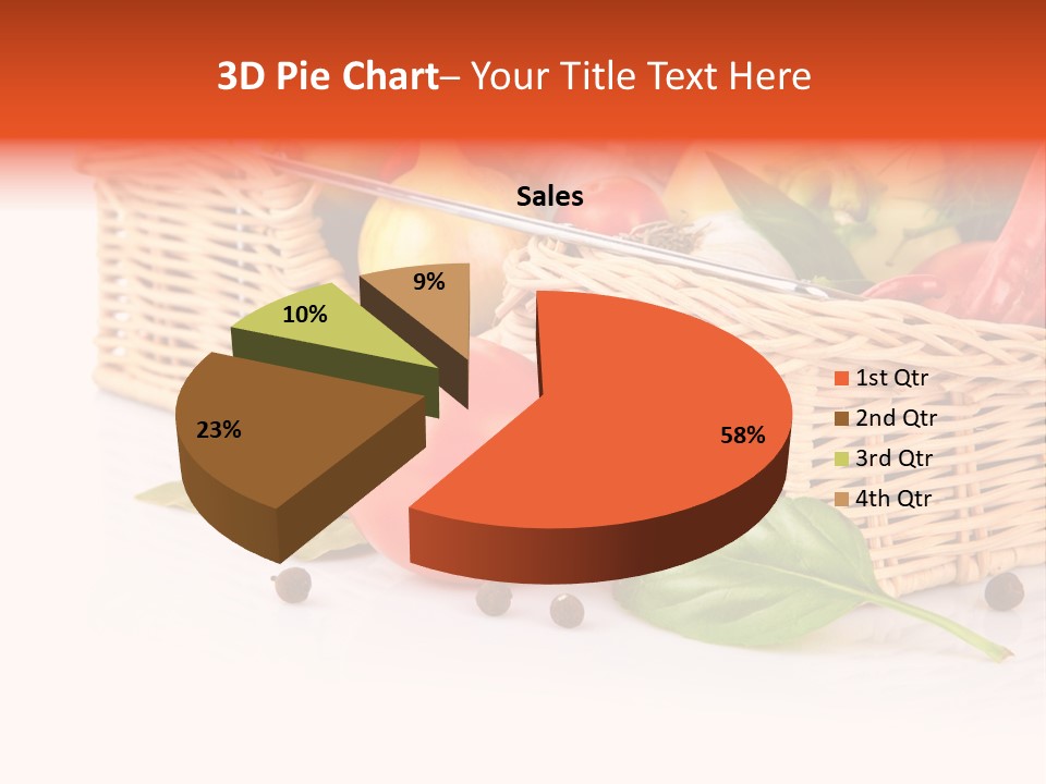 Capsicum Fruit Fresh PowerPoint Template