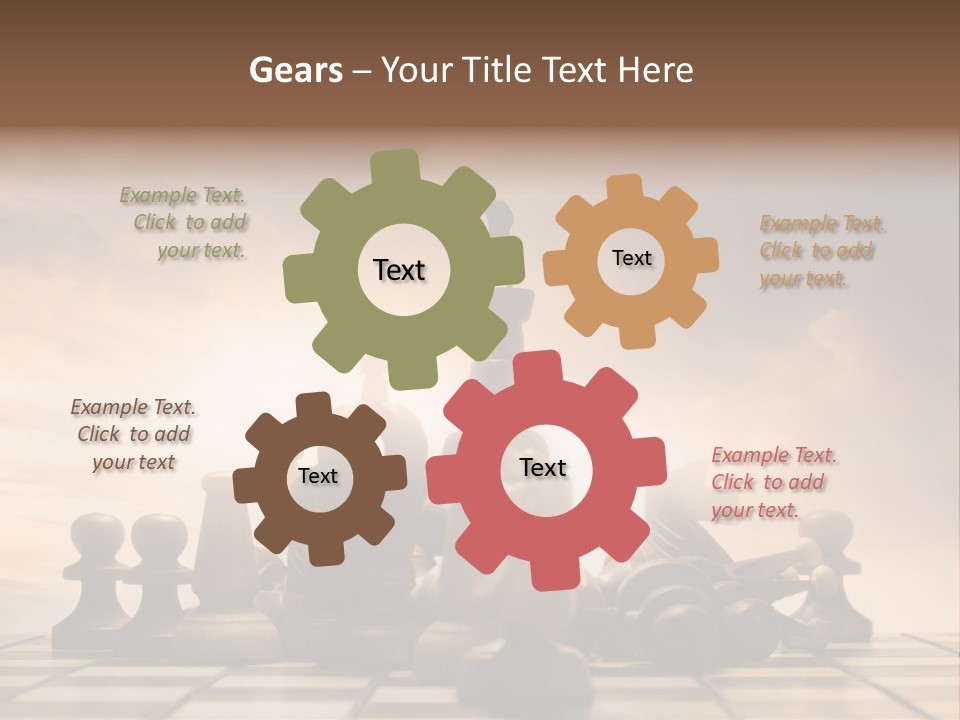 Sky Economy Leader PowerPoint Template