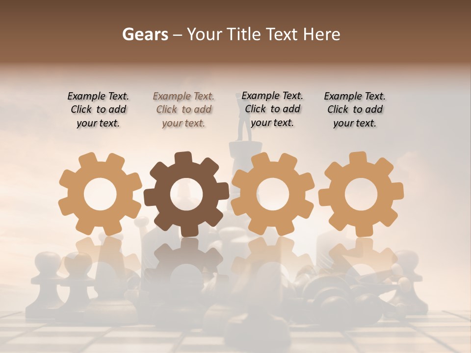 Sky Economy Leader PowerPoint Template