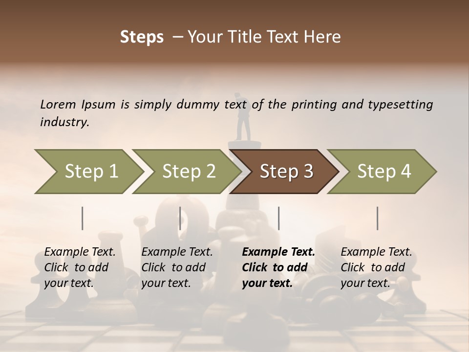 Sky Economy Leader PowerPoint Template