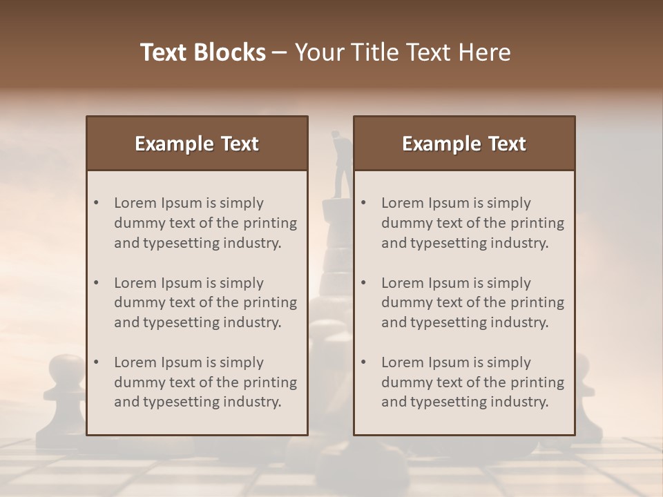 Sky Economy Leader PowerPoint Template
