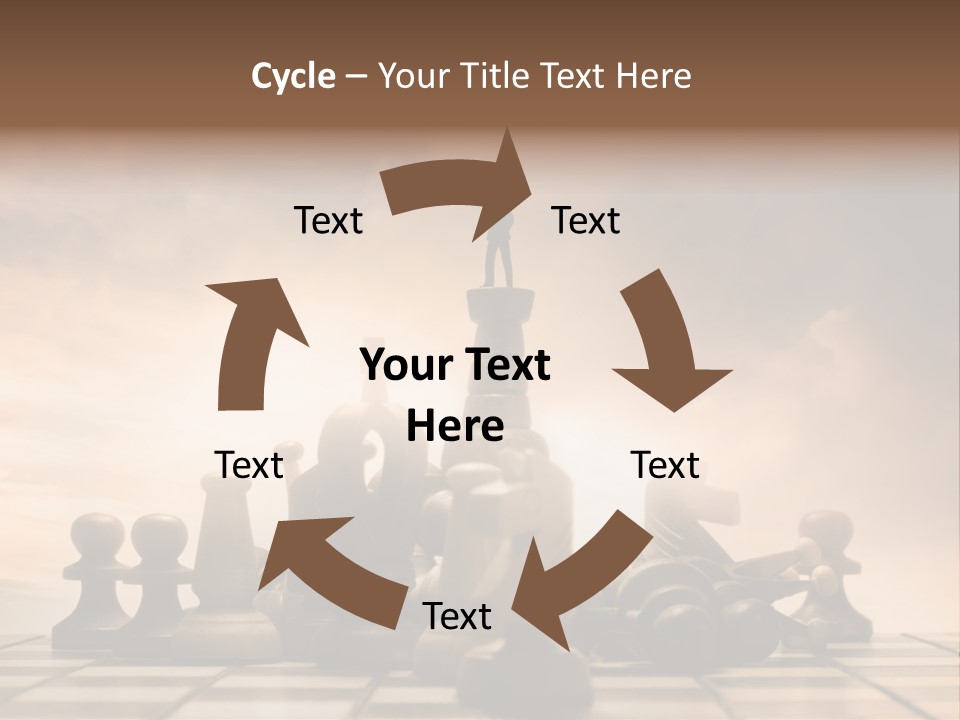 Sky Economy Leader PowerPoint Template