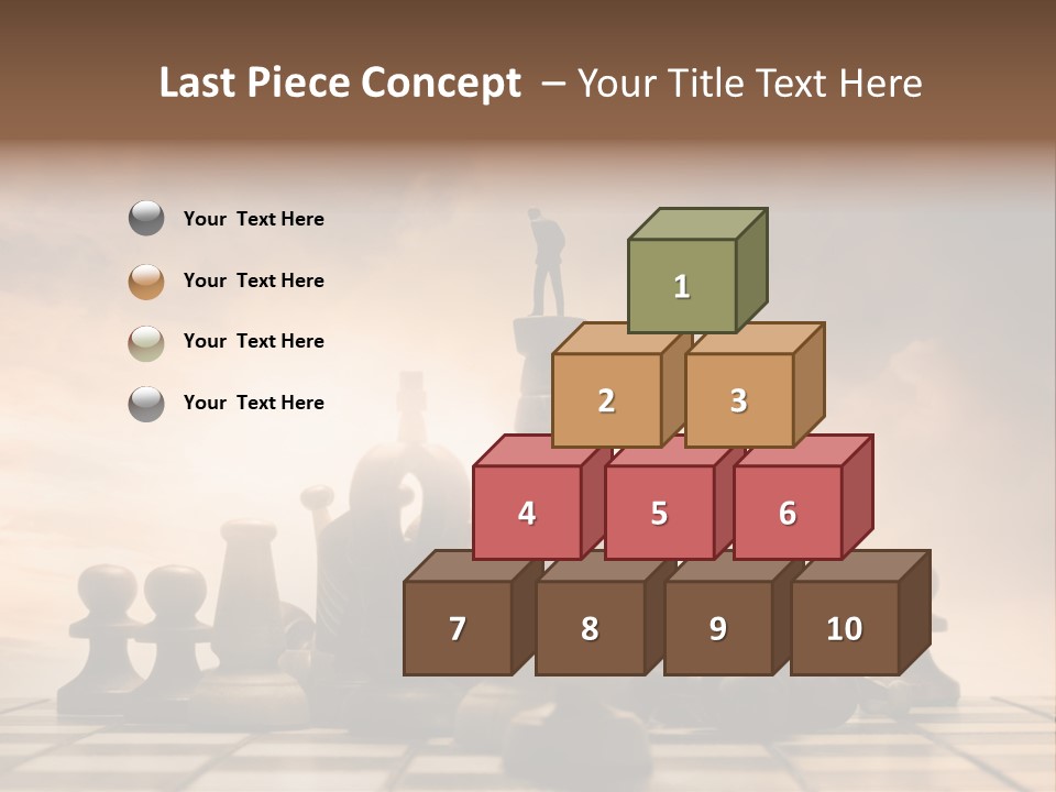 Sky Economy Leader PowerPoint Template