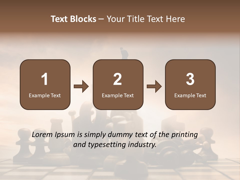 Sky Economy Leader PowerPoint Template