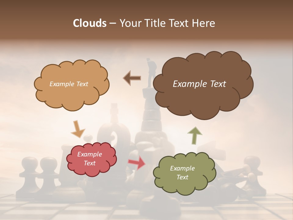 Sky Economy Leader PowerPoint Template