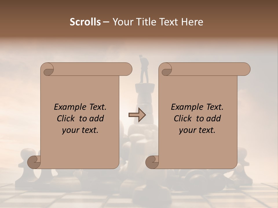 Sky Economy Leader PowerPoint Template