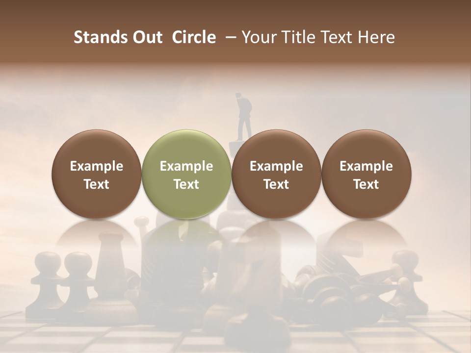 Sky Economy Leader PowerPoint Template