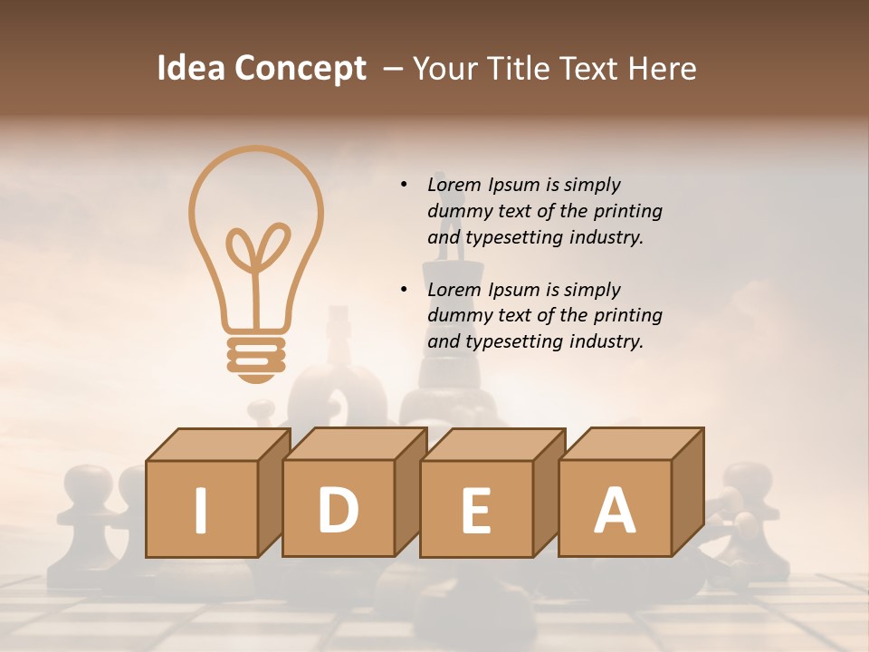 Sky Economy Leader PowerPoint Template