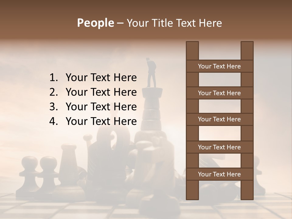 Sky Economy Leader PowerPoint Template