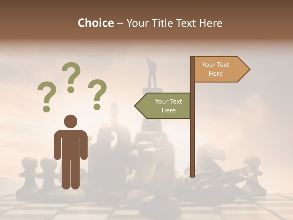 Sky Economy Leader PowerPoint Template