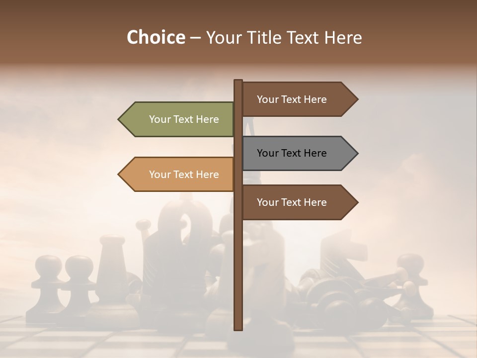 Sky Economy Leader PowerPoint Template