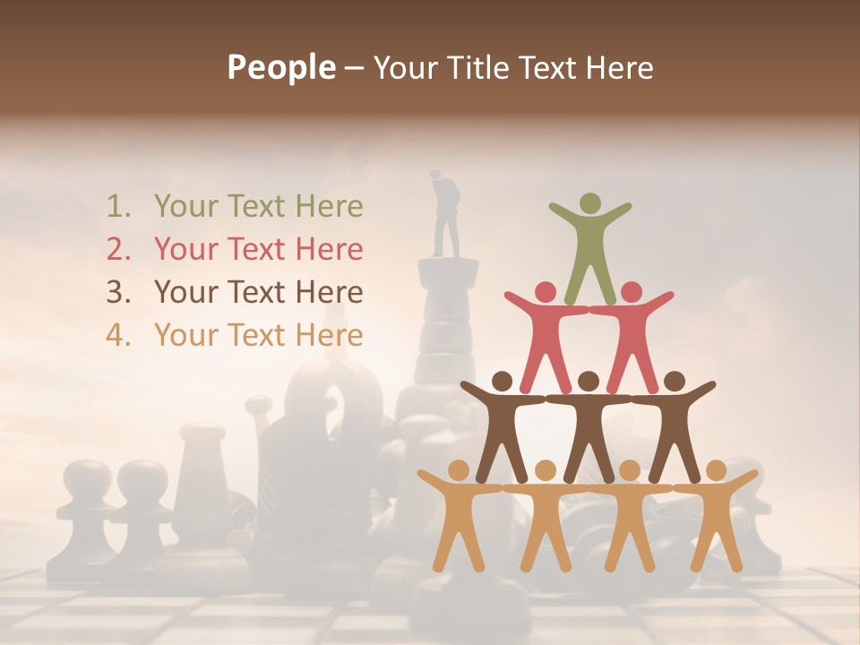 Sky Economy Leader PowerPoint Template