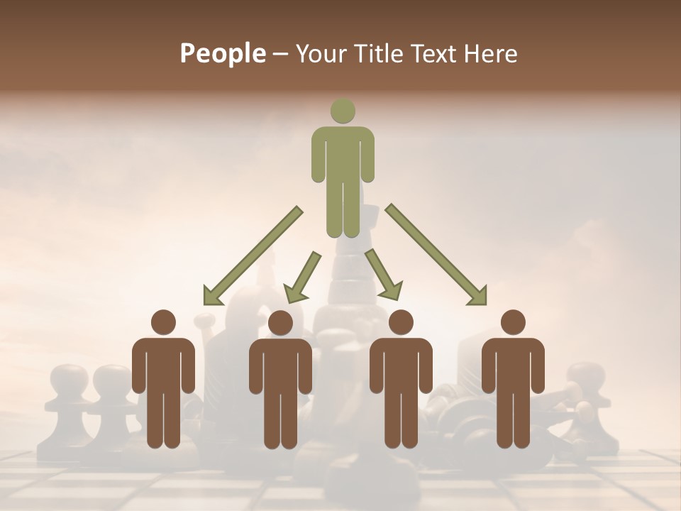 Sky Economy Leader PowerPoint Template