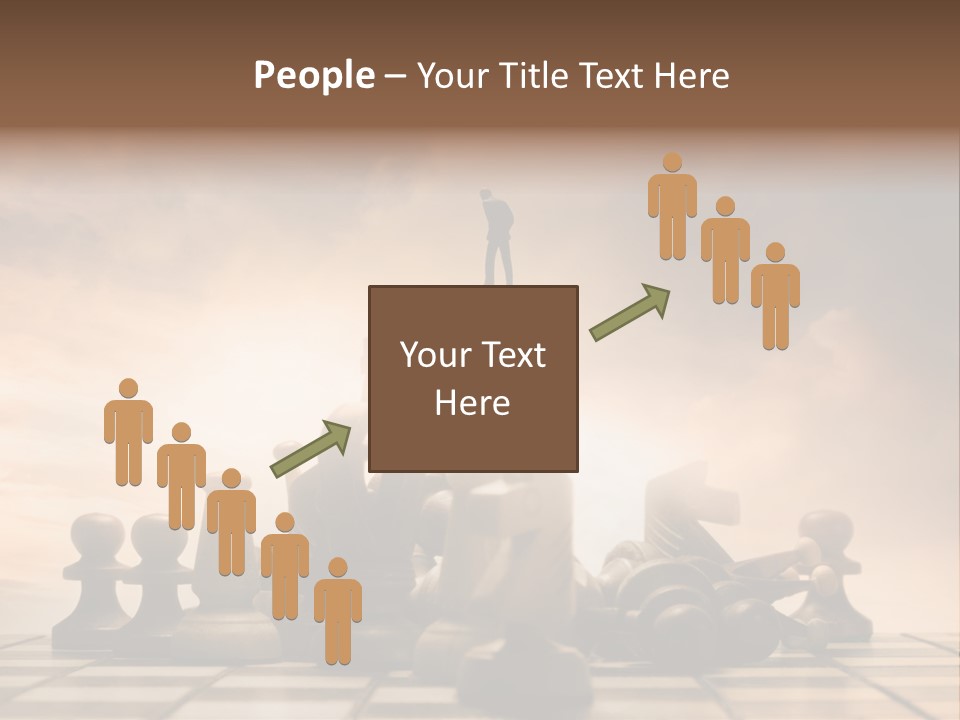 Sky Economy Leader PowerPoint Template