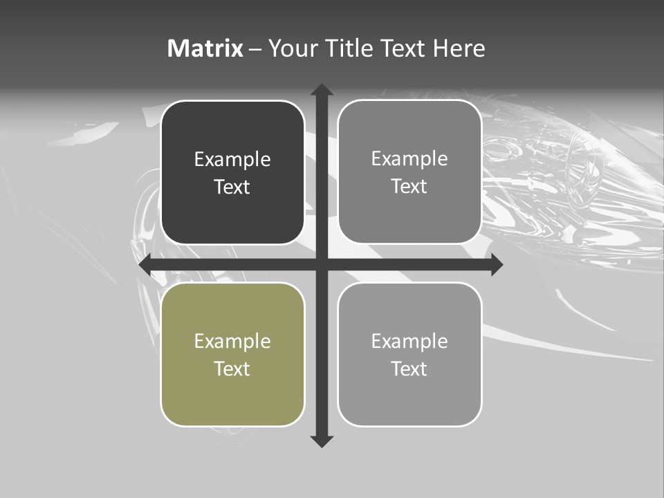 Speed Vehicle Concept PowerPoint Template