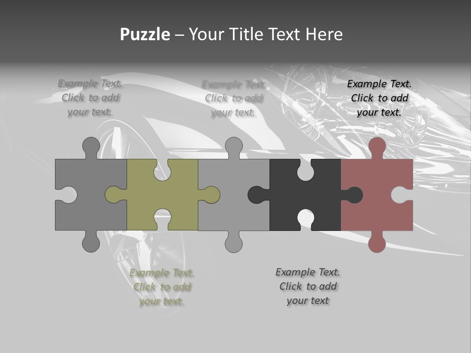 Speed Vehicle Concept PowerPoint Template