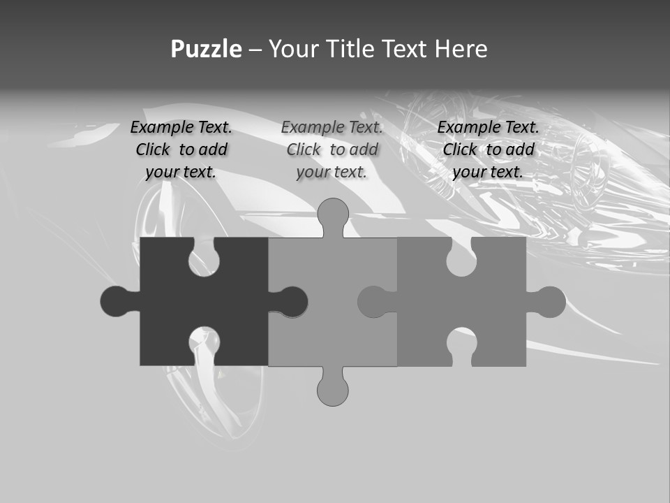 Speed Vehicle Concept PowerPoint Template