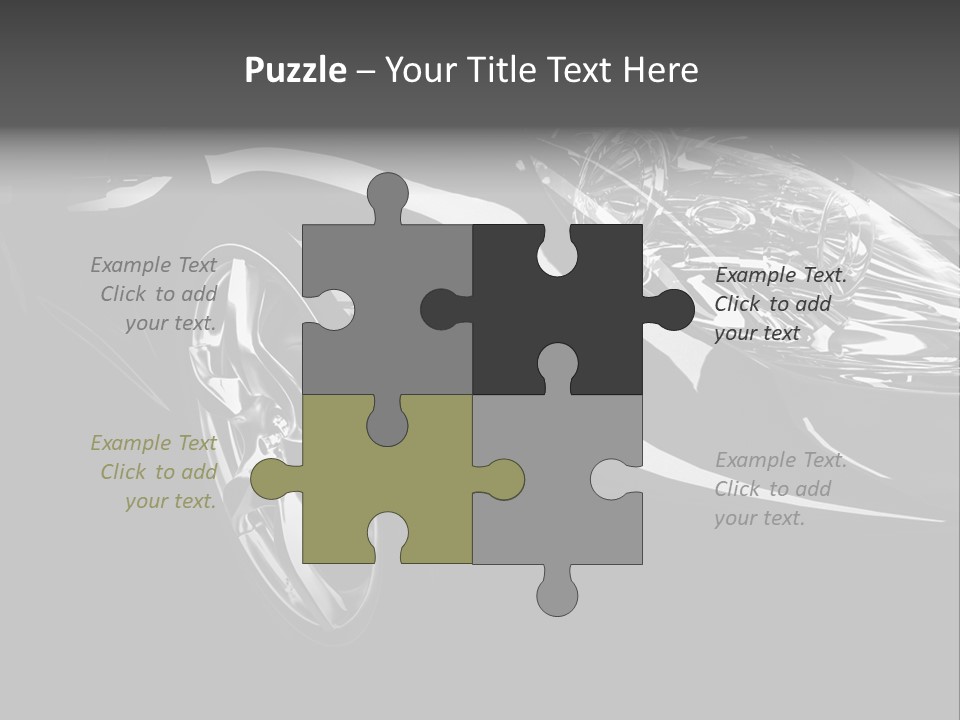 Speed Vehicle Concept PowerPoint Template