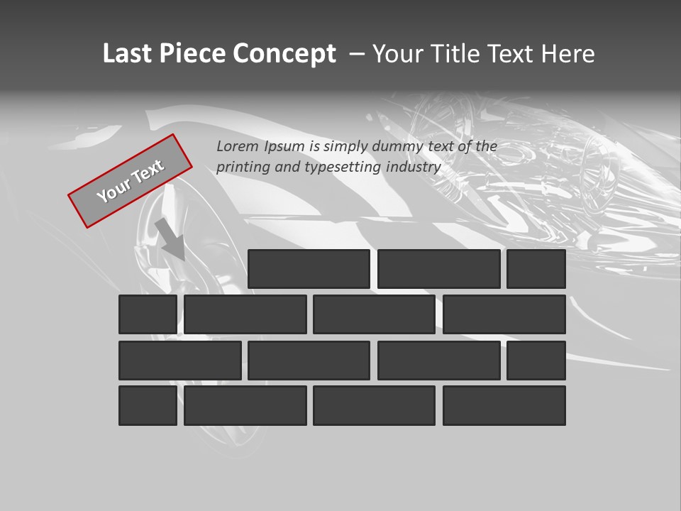 Speed Vehicle Concept PowerPoint Template