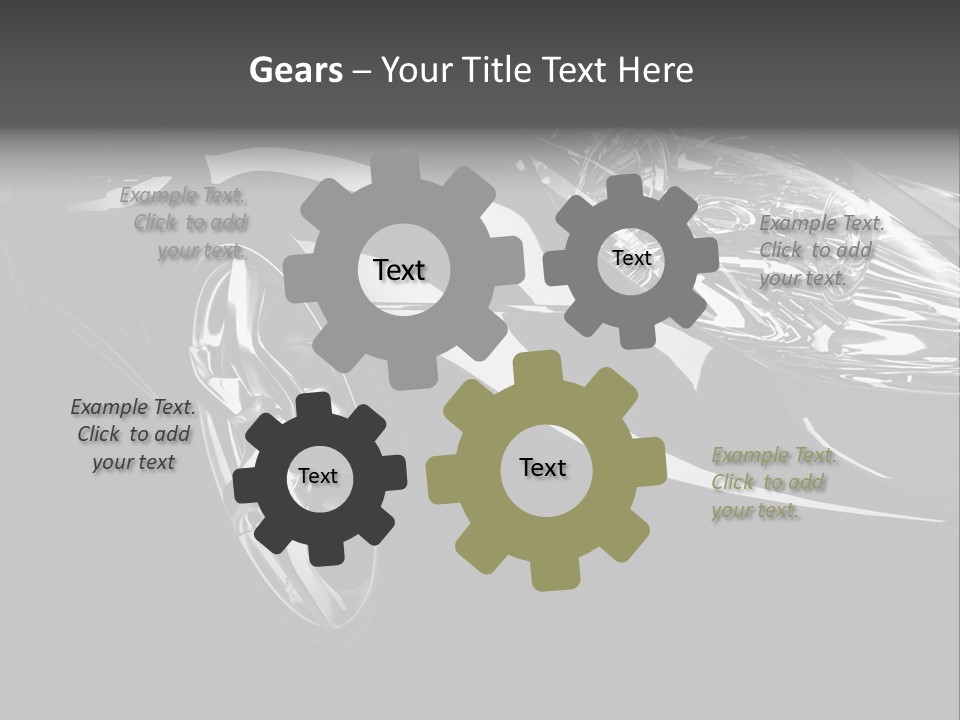 Speed Vehicle Concept PowerPoint Template