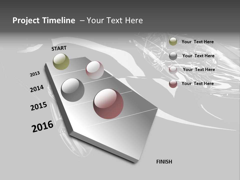 Speed Vehicle Concept PowerPoint Template
