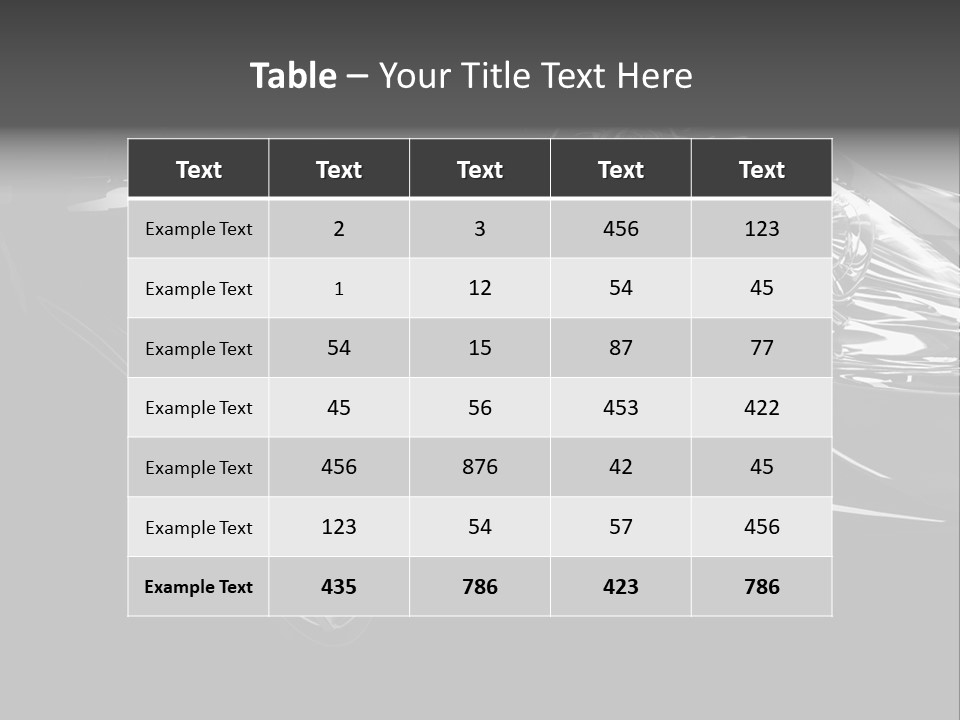 Speed Vehicle Concept PowerPoint Template