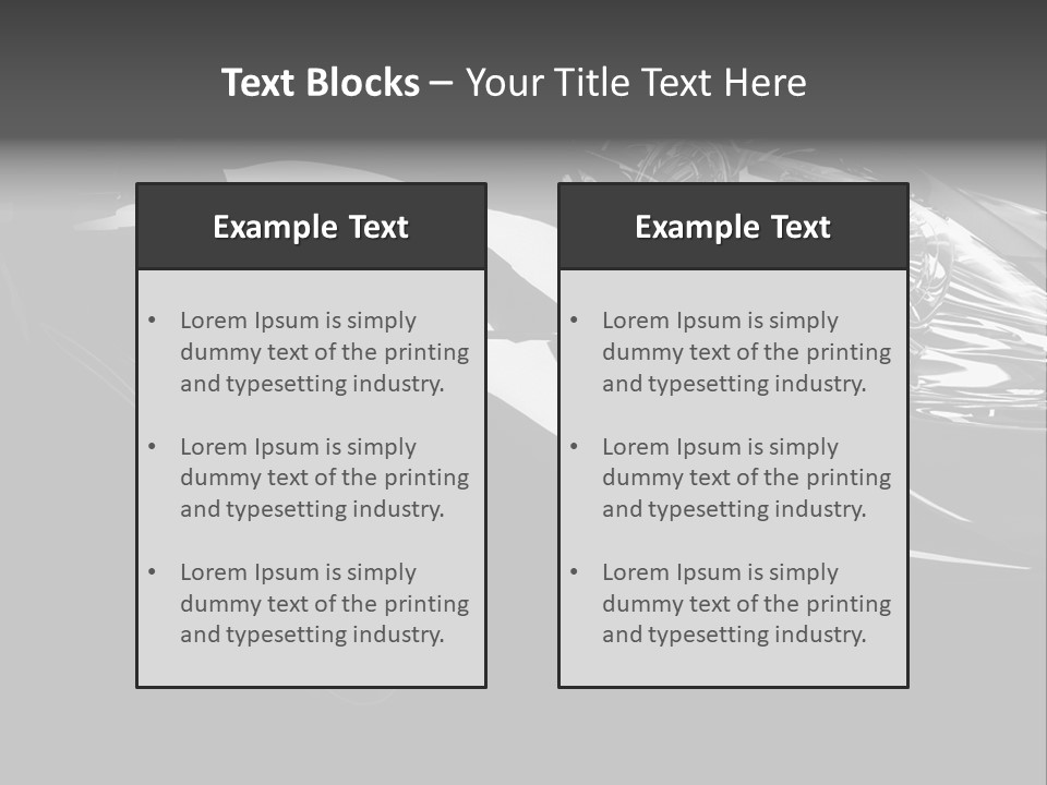 Speed Vehicle Concept PowerPoint Template