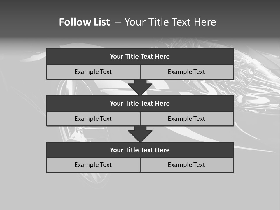 Speed Vehicle Concept PowerPoint Template