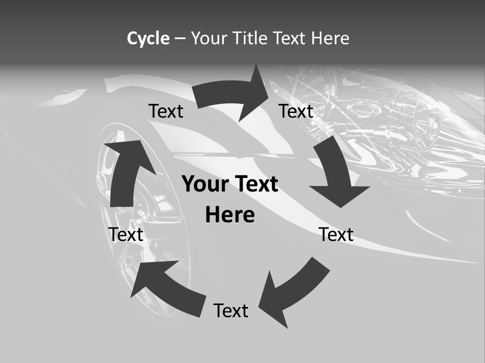 Speed Vehicle Concept PowerPoint Template