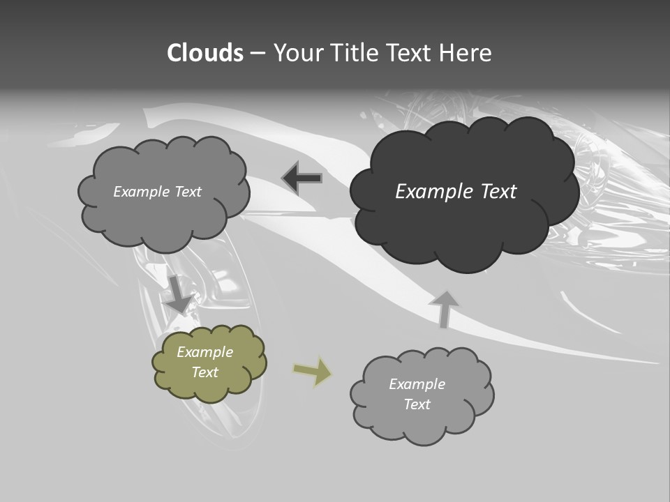 Speed Vehicle Concept PowerPoint Template