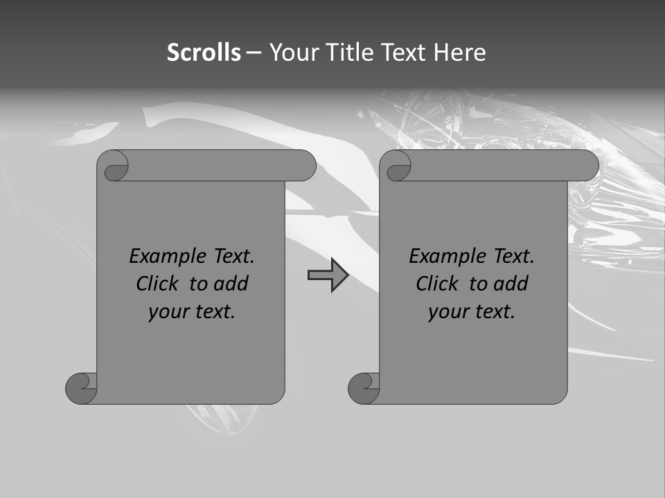 Speed Vehicle Concept PowerPoint Template