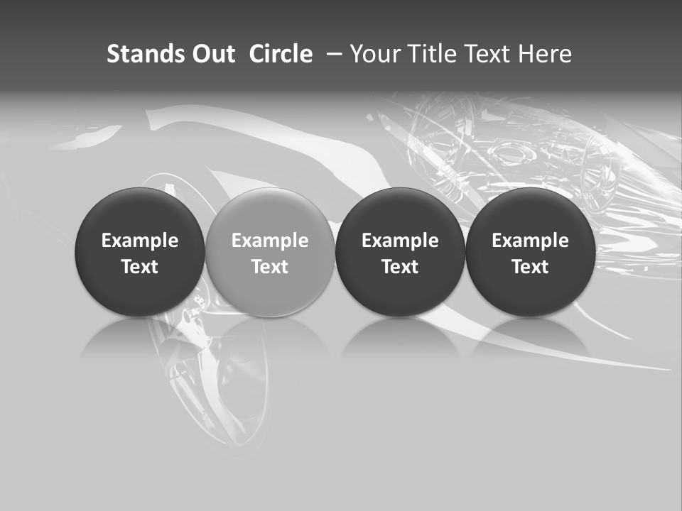 Speed Vehicle Concept PowerPoint Template