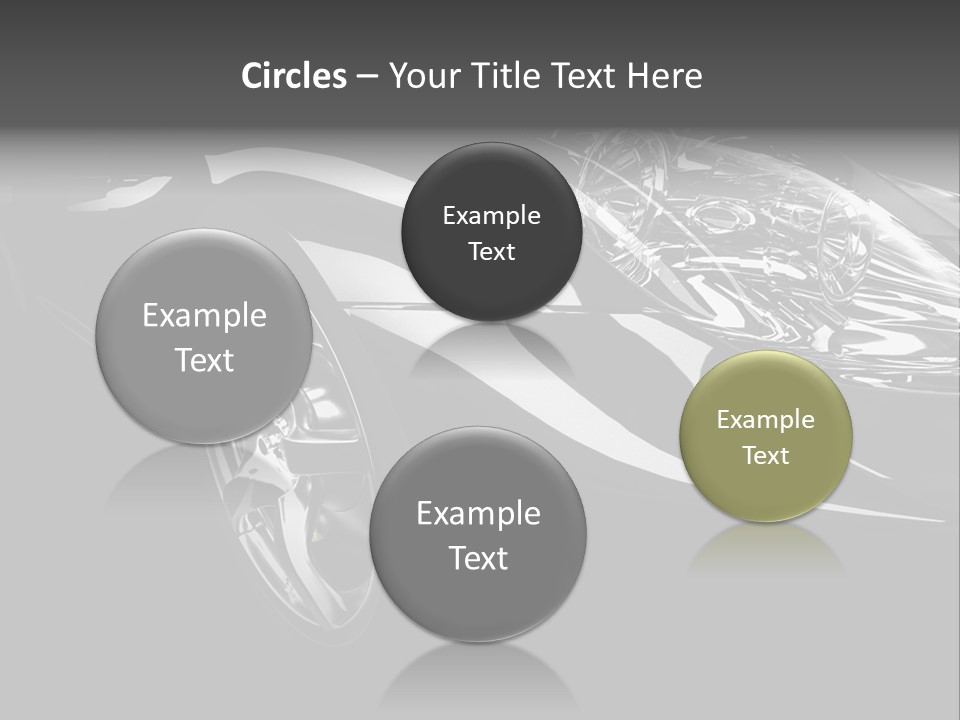 Speed Vehicle Concept PowerPoint Template
