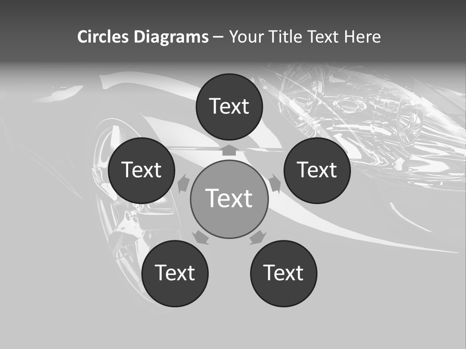 Speed Vehicle Concept PowerPoint Template