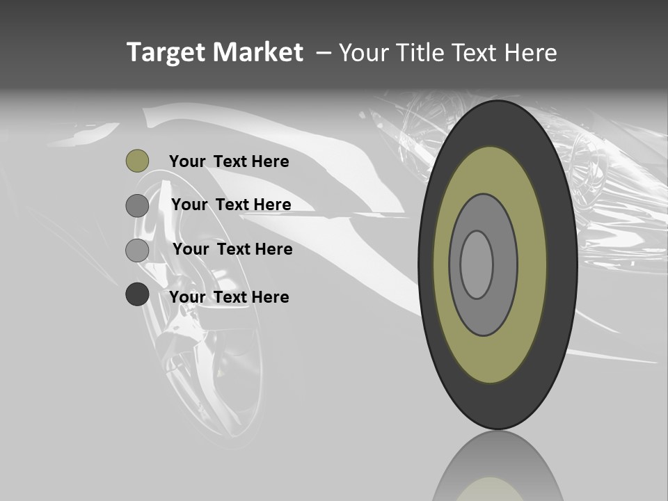 Speed Vehicle Concept PowerPoint Template